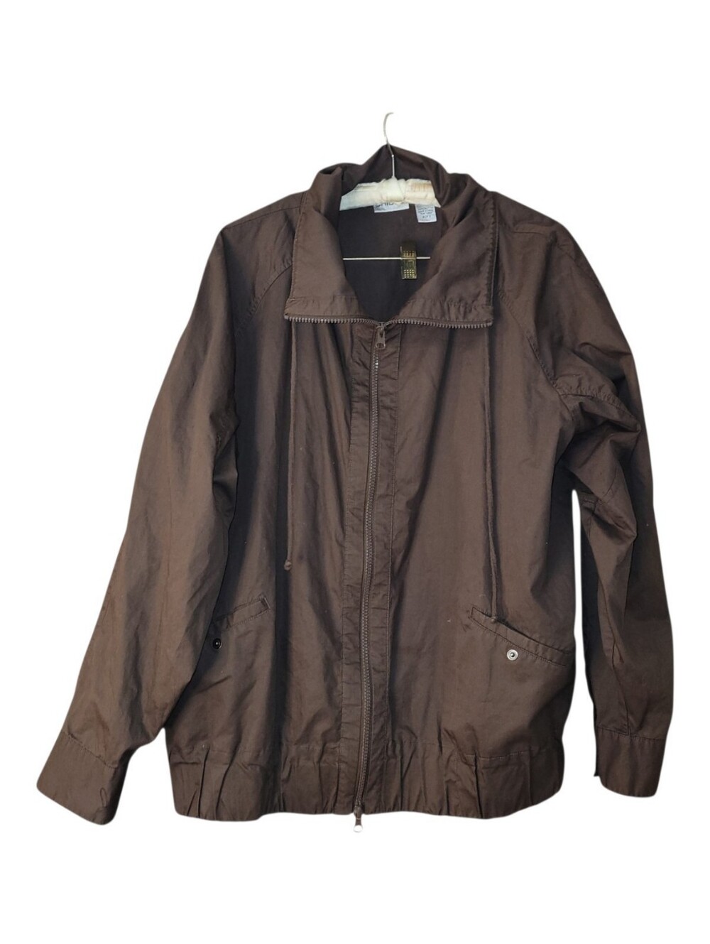 Chico's 3 Full Zip Brown Lightweight Jacket 16 XL
